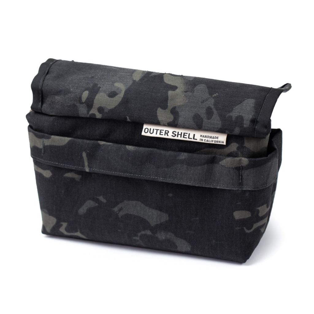 OUTER SHELL ADVENTURE* drawcord handlebar bag (multicam black