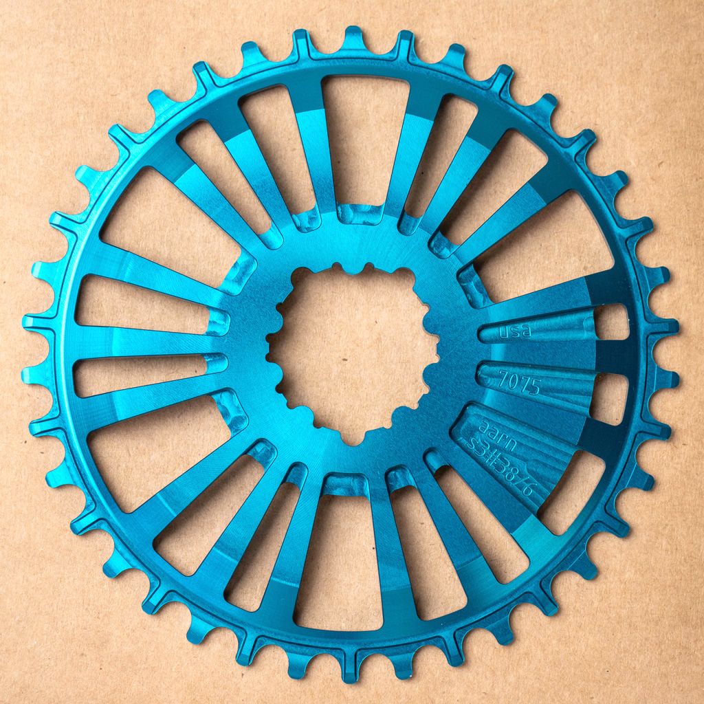 *AARN* direct mount 1x chainring (BL Limited Teal)