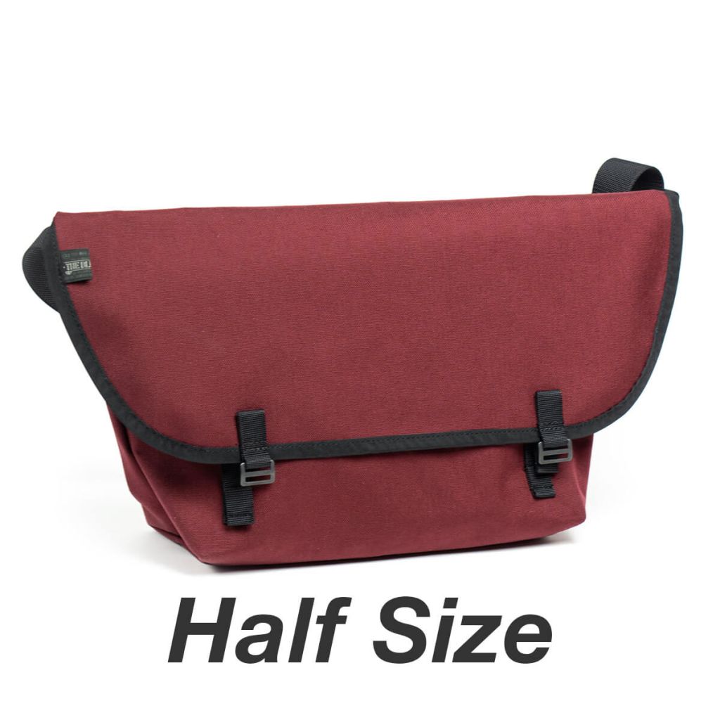 *BLUE LUG* the messenger bag half (burgundy) - BLUE LUG