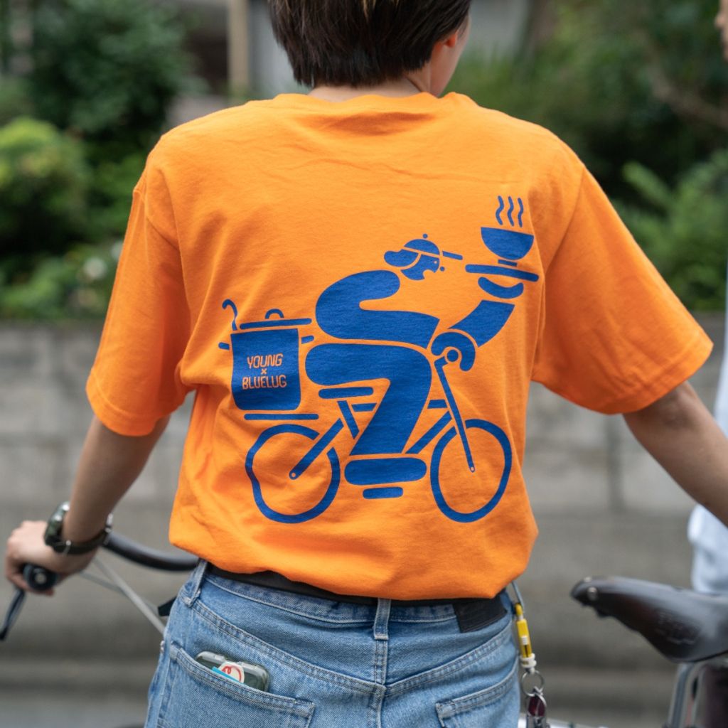 *BLUE LUG* young t-shirt (orange)