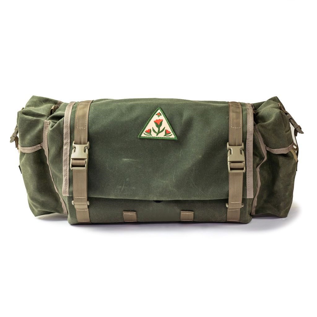 ULTRAROMANCE* fabio's chest (wax cordura olive/L) - BLUE LUG