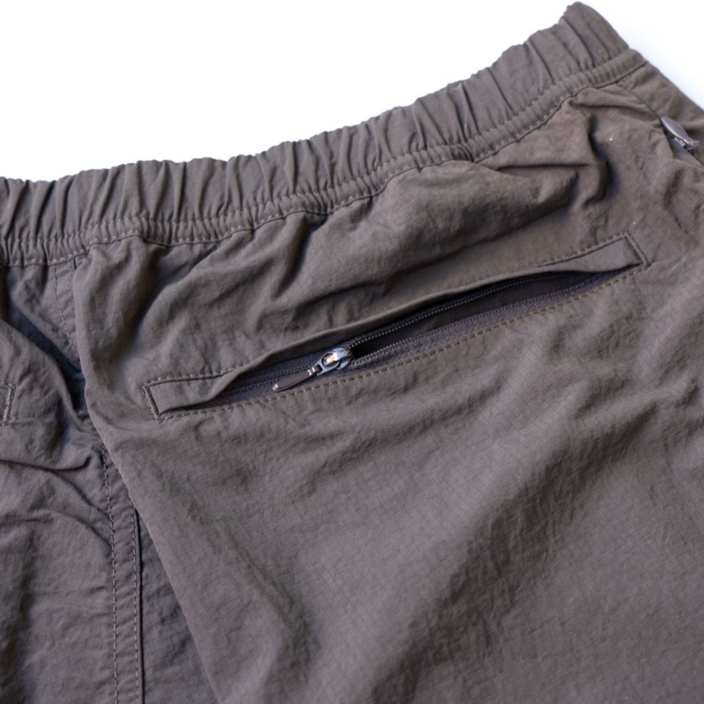 PILGRIM* packable shorts (charcoal grey) - BLUE LUG GLOBAL ONLINE