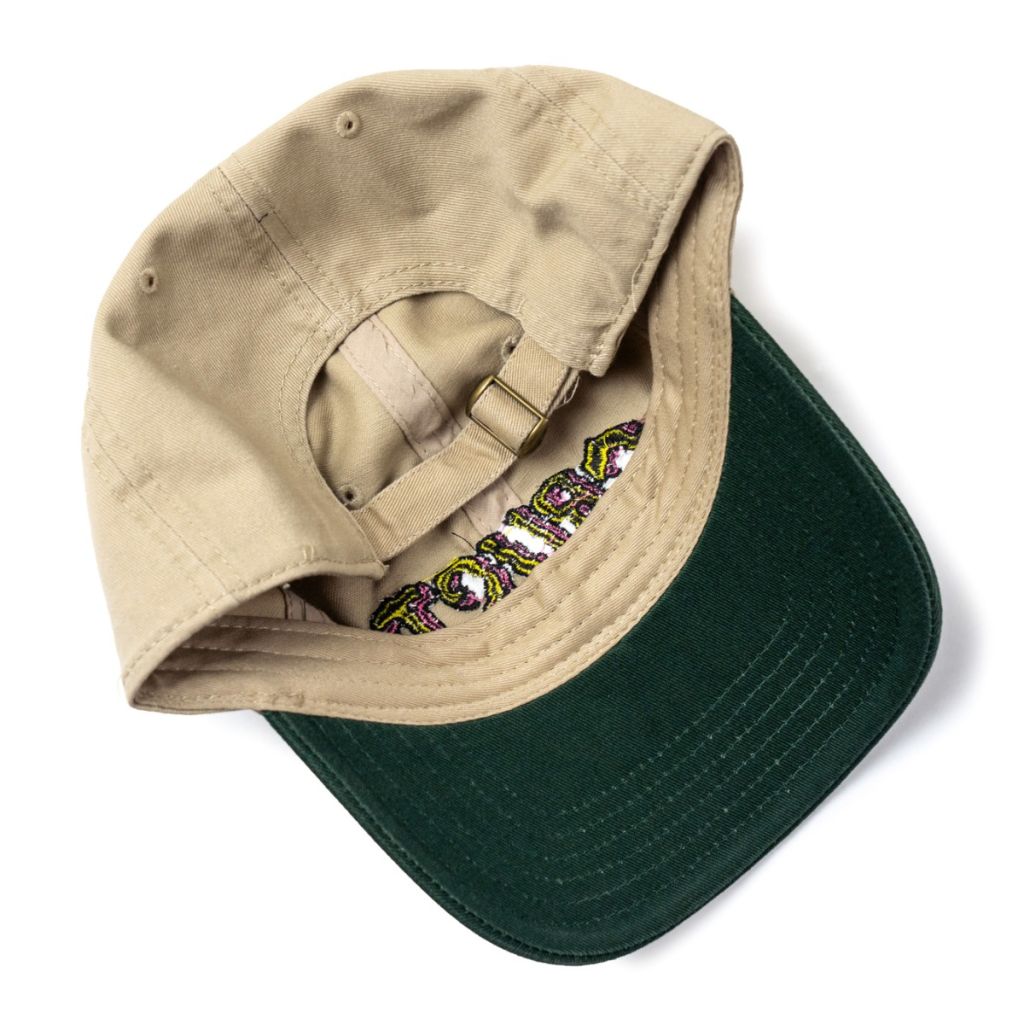 *CRUST BIKES* crust embroidered hat (khaki/green)