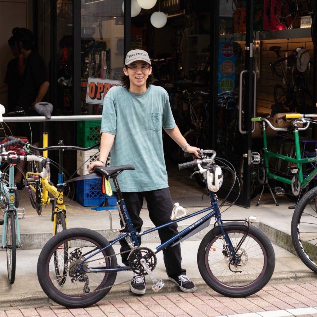 BIKE FRIDAY* logo cap (olive) - BLUE LUG GLOBAL ONLINE STORE