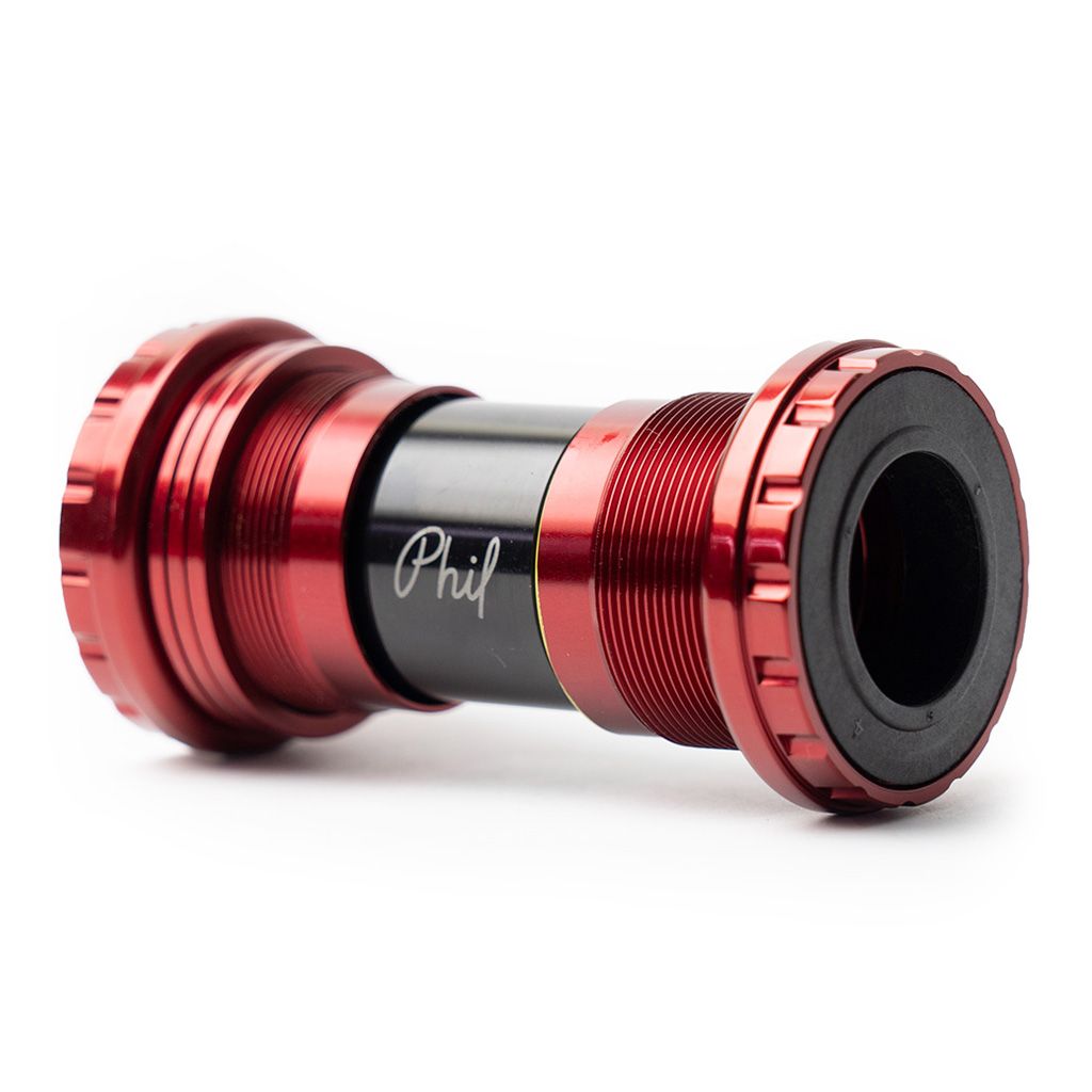 *PHILWOOD* outboard bottom bracket (aluminum/red)