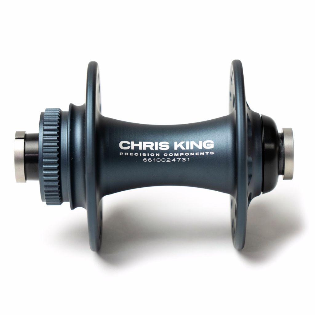 *CHRIS KING* R45 disc road hub front (midnight/center lock)