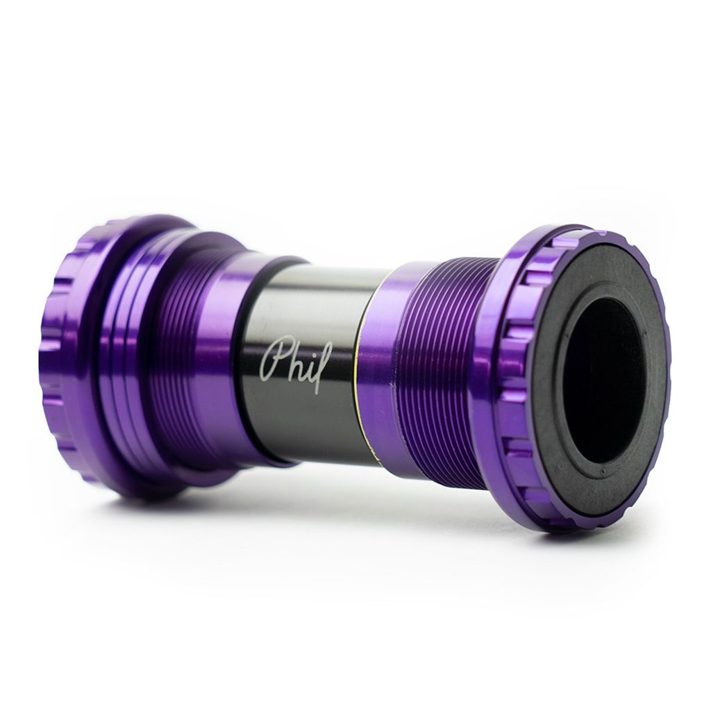 *PHILWOOD* outboard bottom bracket (aluminum/purple)