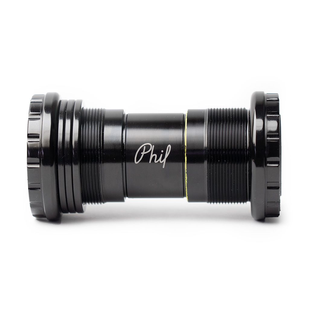 PHILWOOD* outboard bottom bracket (aluminum/black) - BLUE LUG