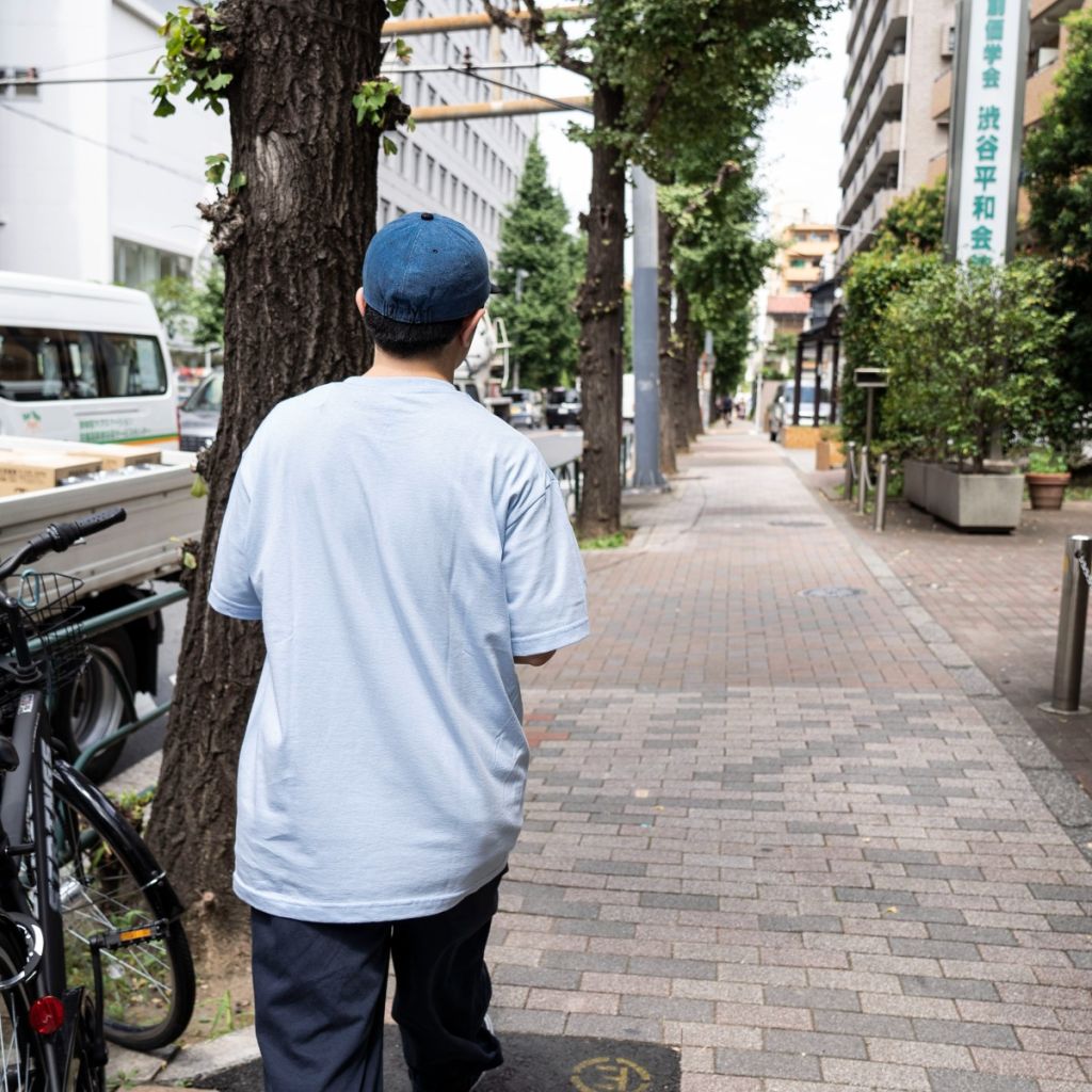 *BLUE LUG* 90s logo t-shirt (blue)