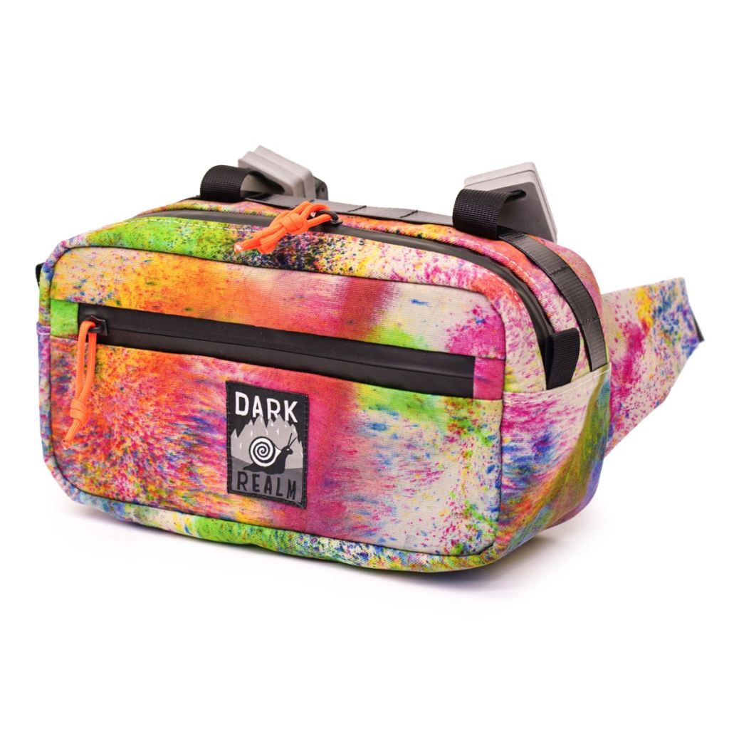 *REALM* dual duty hip/handlebar bag XL (ice dyed)