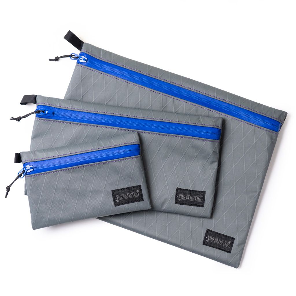 *BLUE LUG* dry pouch (x-pac gray/blue)