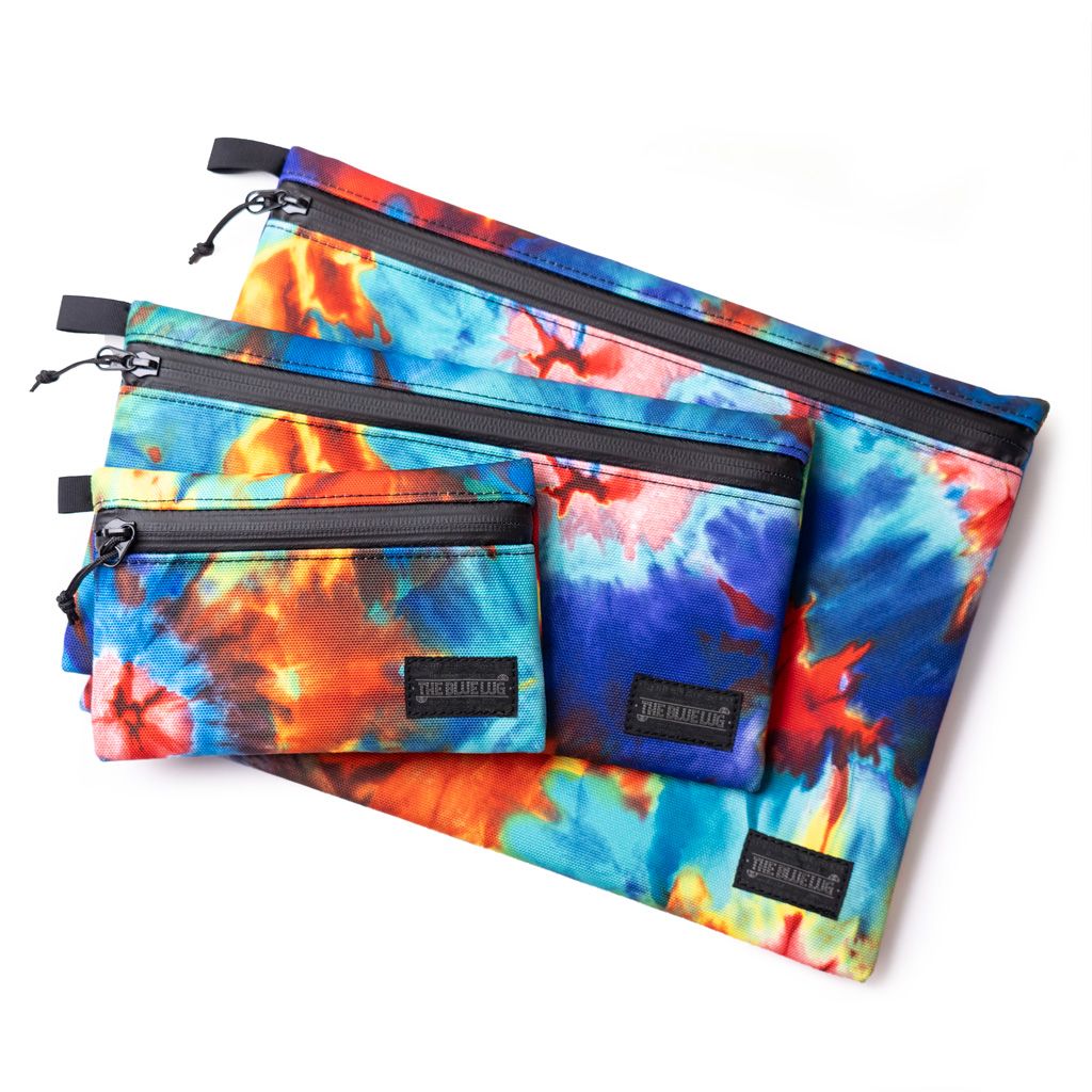 *BLUE LUG* dry pouch (tiedye/black)