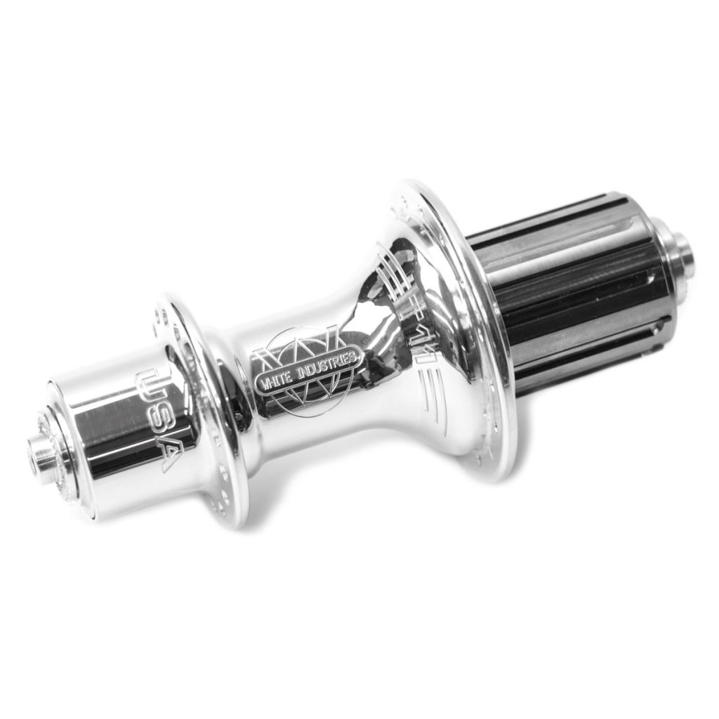 WHITE INDUSTRIES* T11 rear road hub (polish) - BLUE LUG GLOBAL