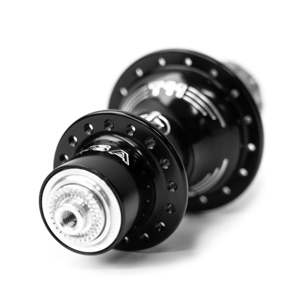 WHITE INDUSTRIES* T11 road hub rear (black) - BLUE LUG