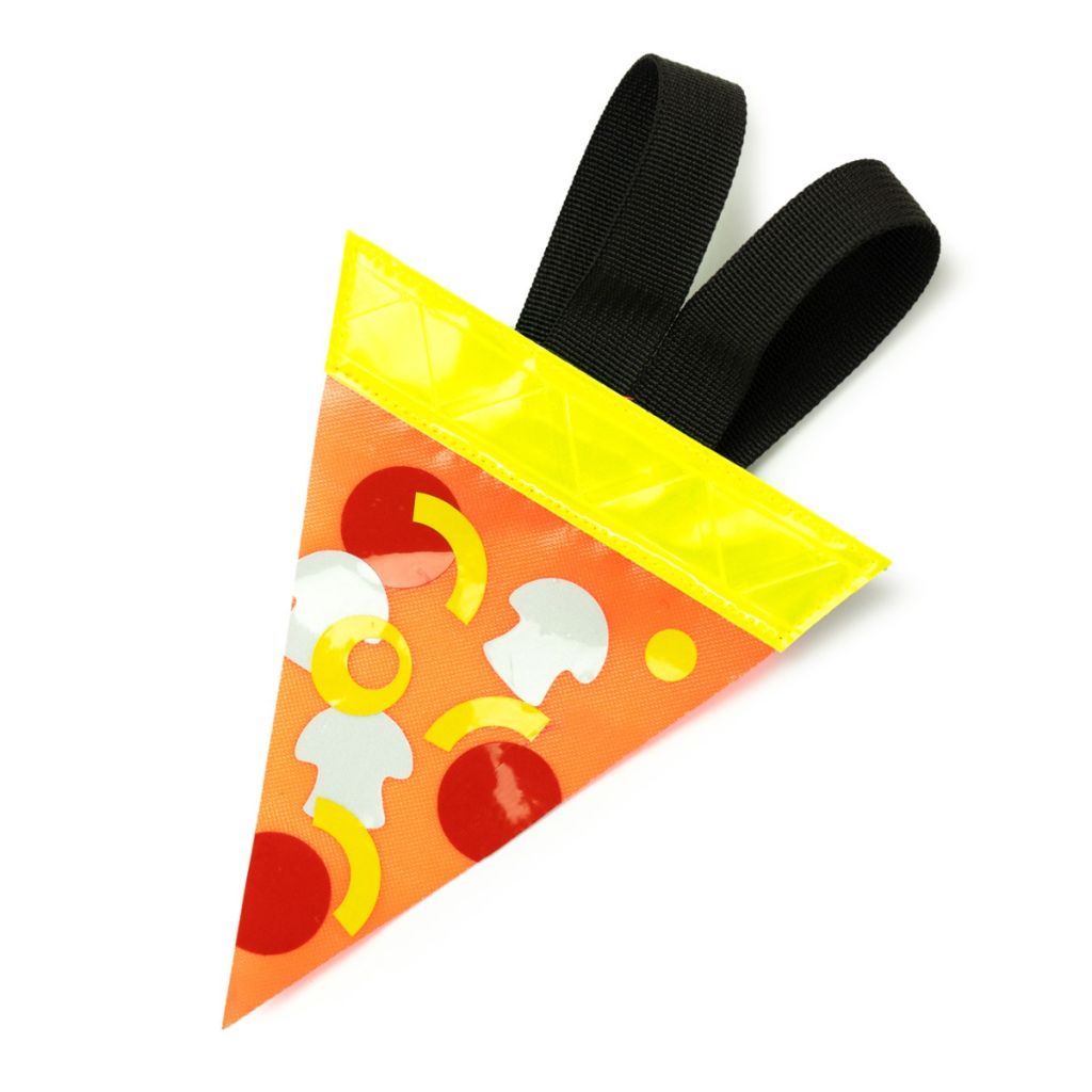 Pizza best sale bike reflector