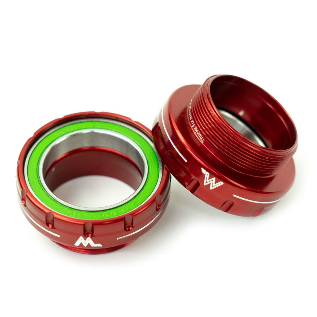 *WHITE INDUSTRIES* BSA bottom brackets (red)