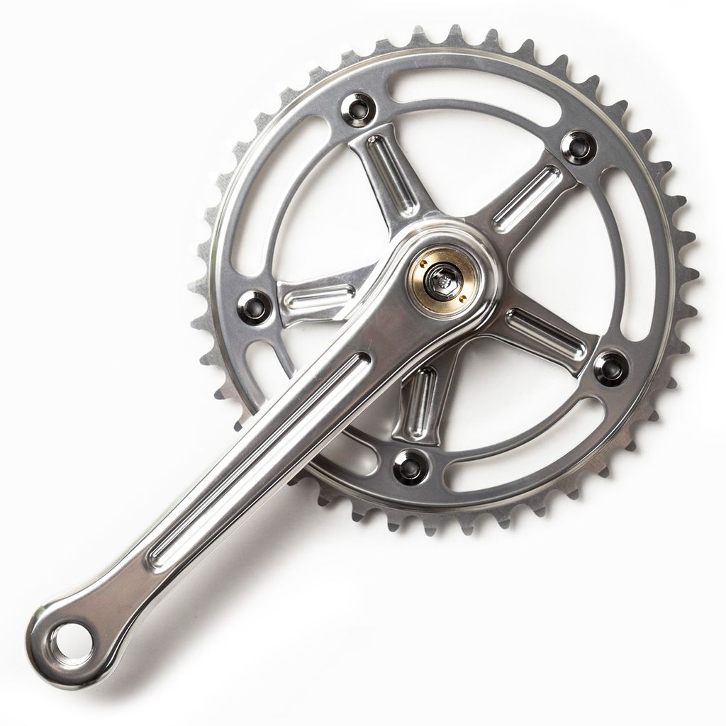 Silver crankset cheap