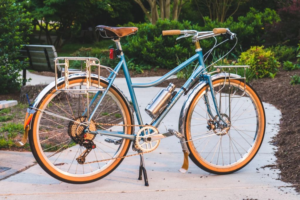 VELO ORANGE polyvalent low kicker frame set meta glacier BLUE