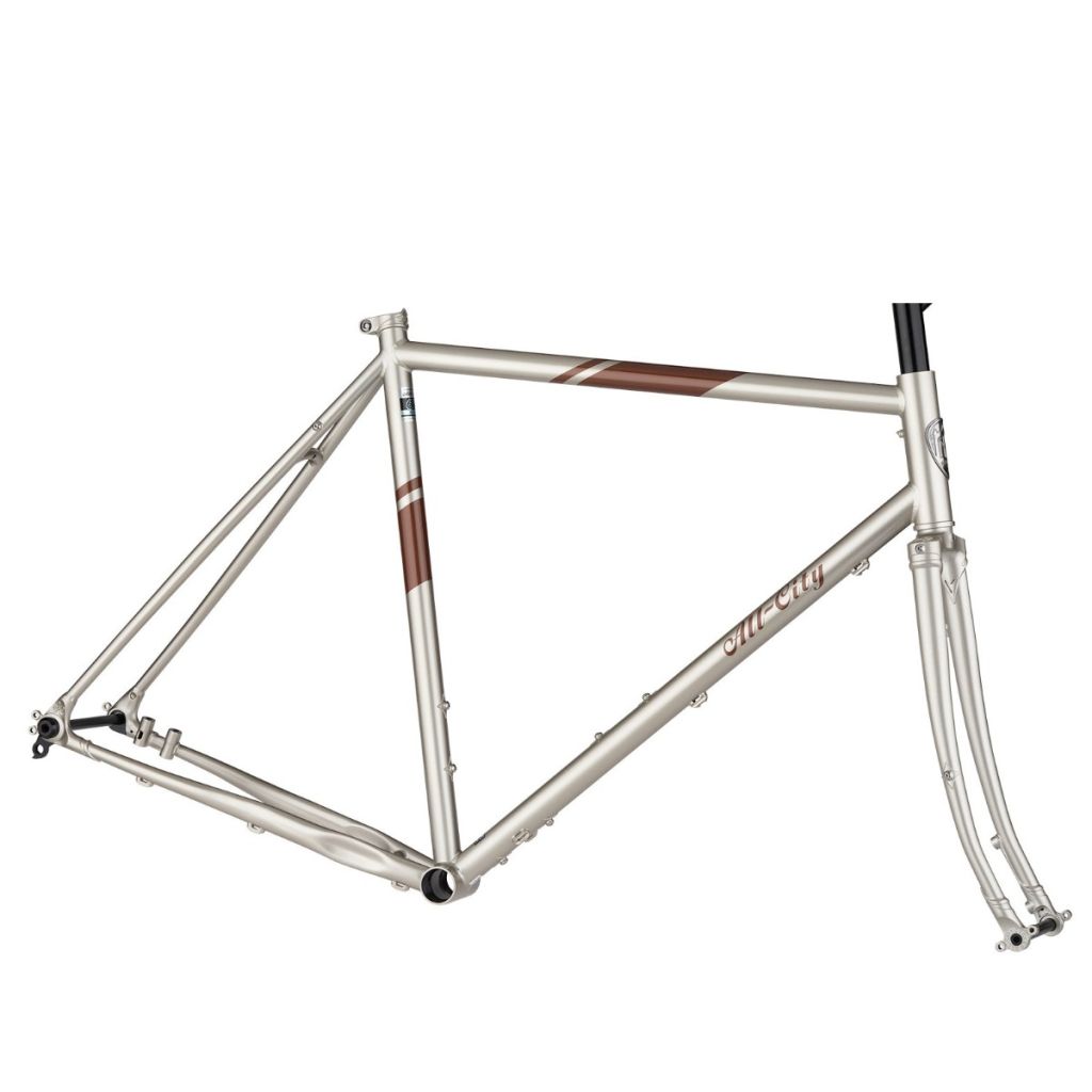 ALL-CITY* space horse disc frame set (champagne)