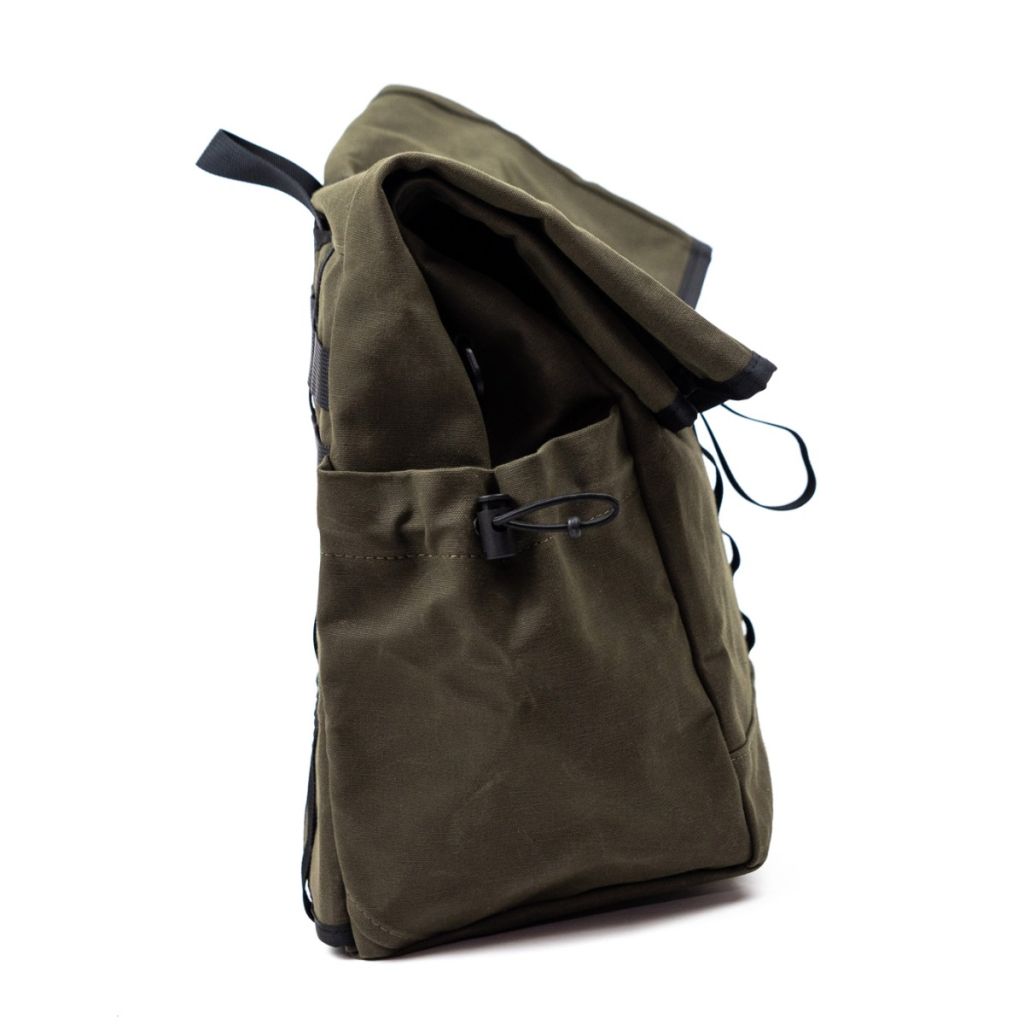 *FAIRWEATHER* brompton bag (wax dark olive)