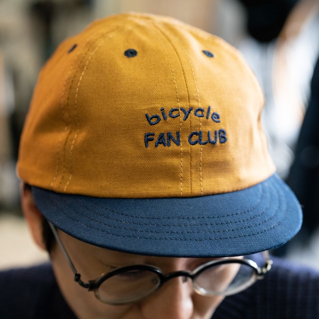 *RIVENDELL* bicycle fan club hat (coyote/navy)