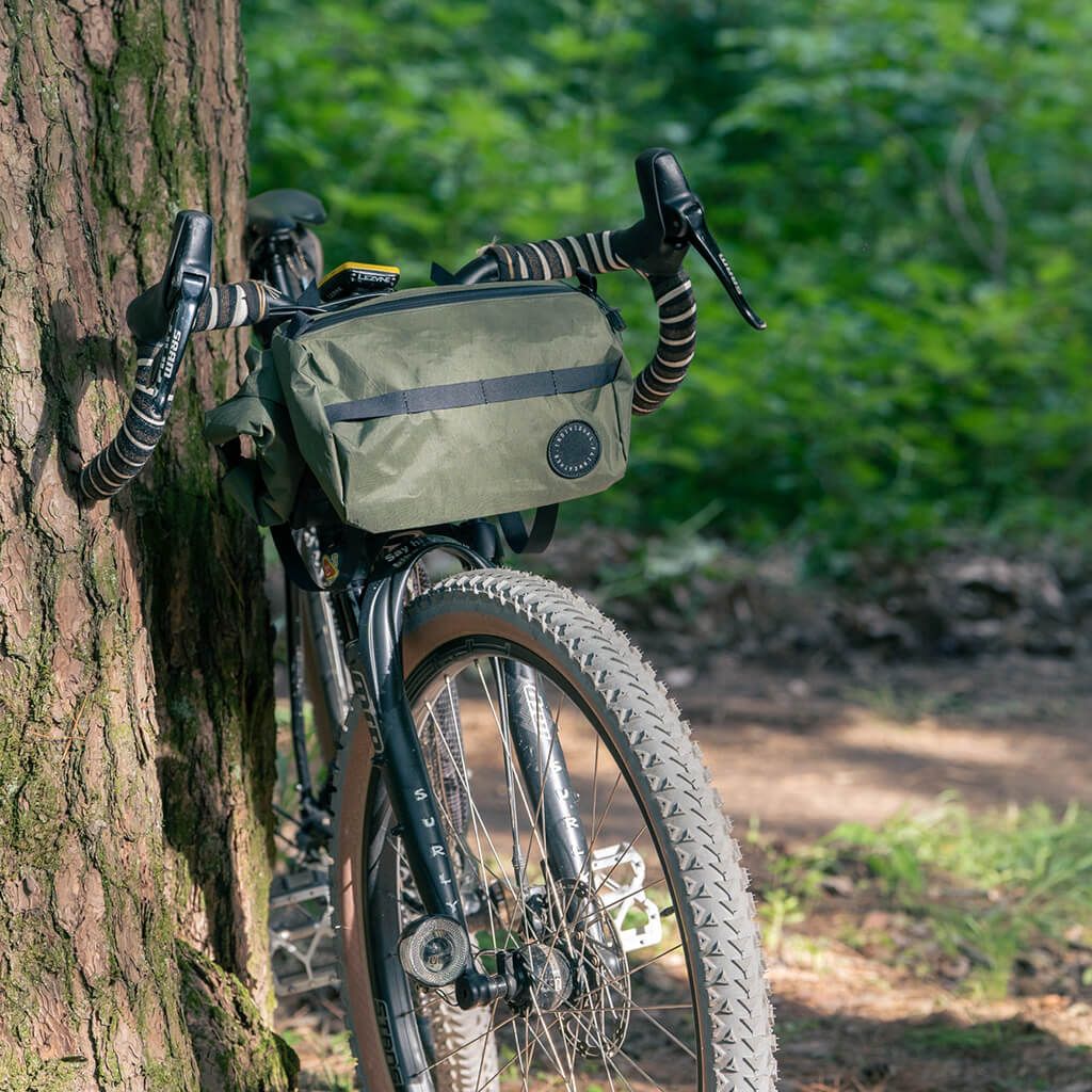 *FAIRWEATHER* handlebar bag + (x-pac olive)