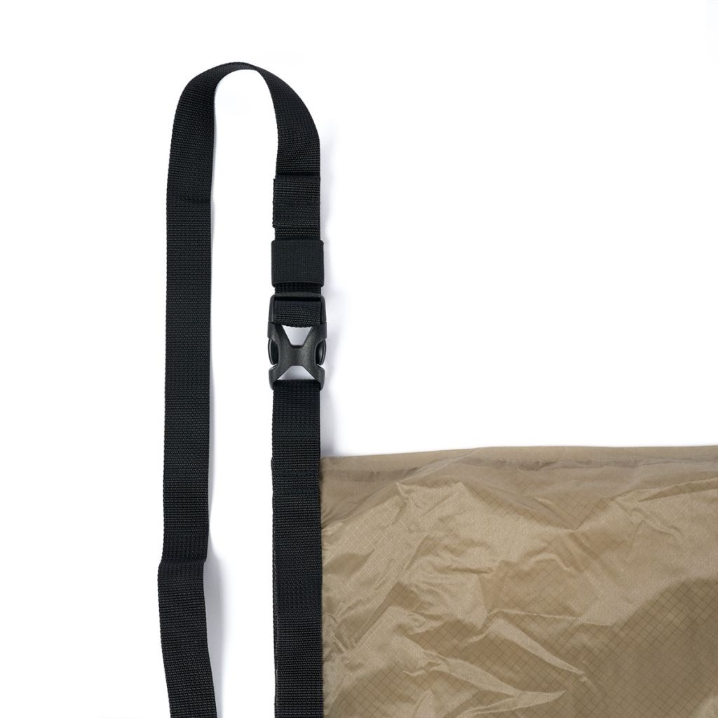 FAIRWEATHER* packable sacoche (gray beige) - BLUE LUG GLOBAL