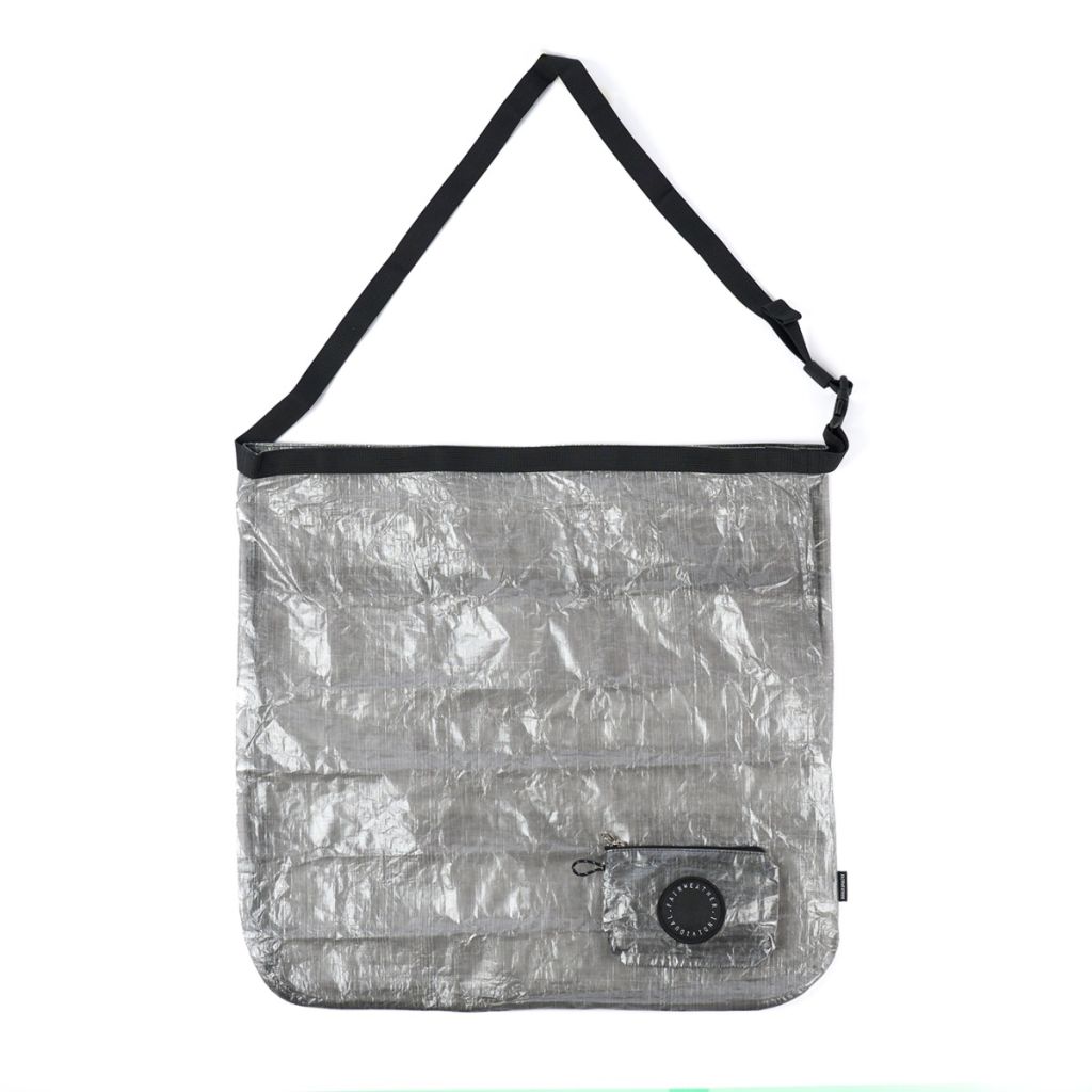 FAIRWEATHER* packable sacoche (dyneema black) - BLUE LUG
