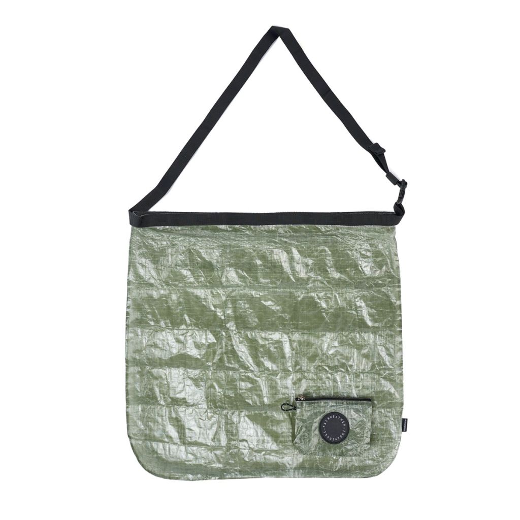 FAIRWEATHER* packable sacoche (dyneema olive) - BLUE LUG