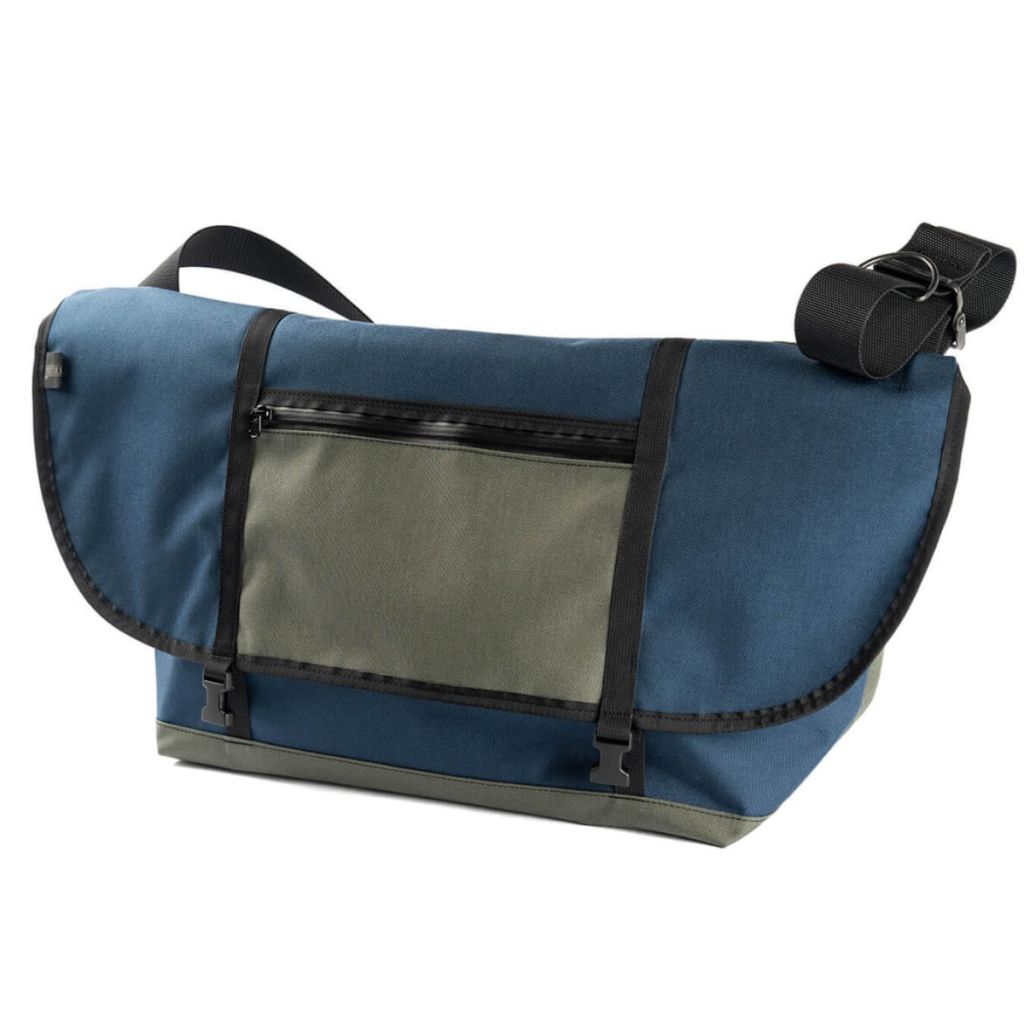 BLUE LUG* the messenger bag half (navy) - BLUE LUG GLOBAL