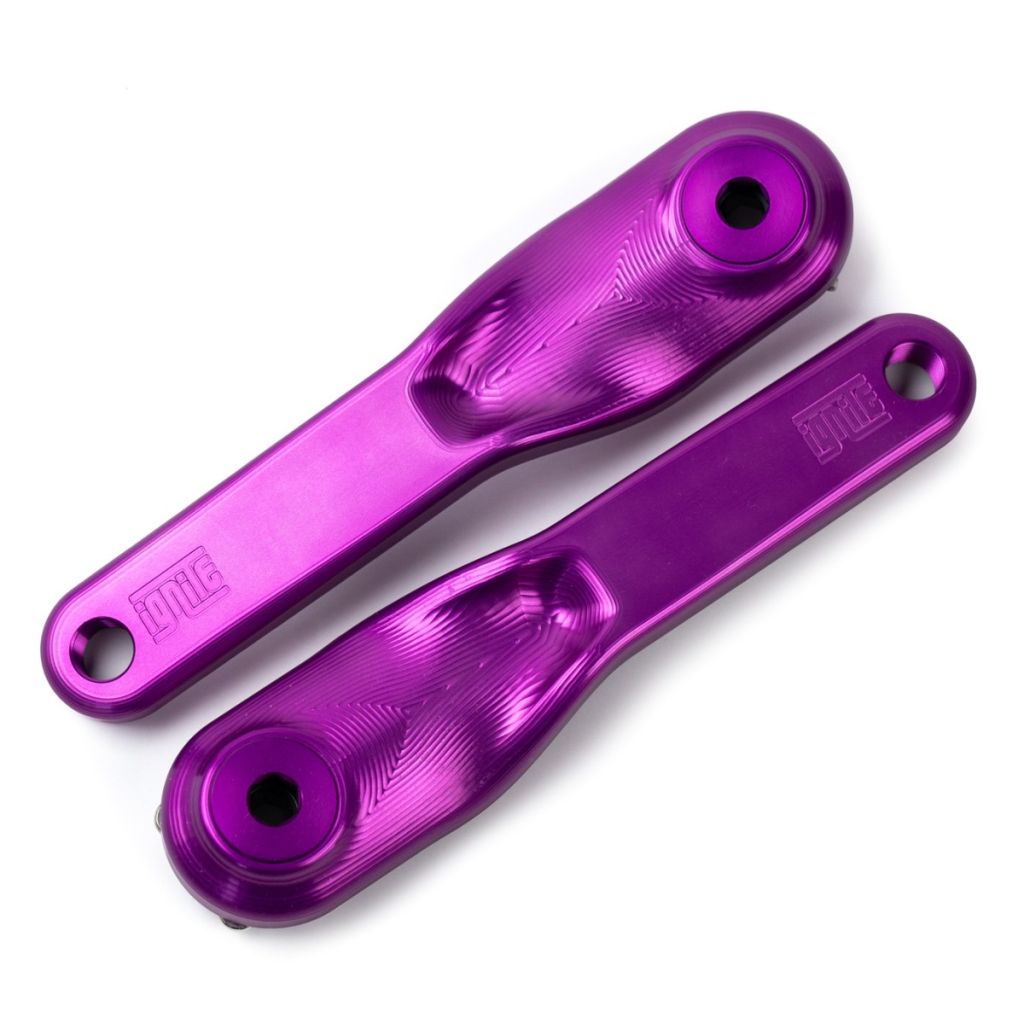 Purple bmx cranks best sale