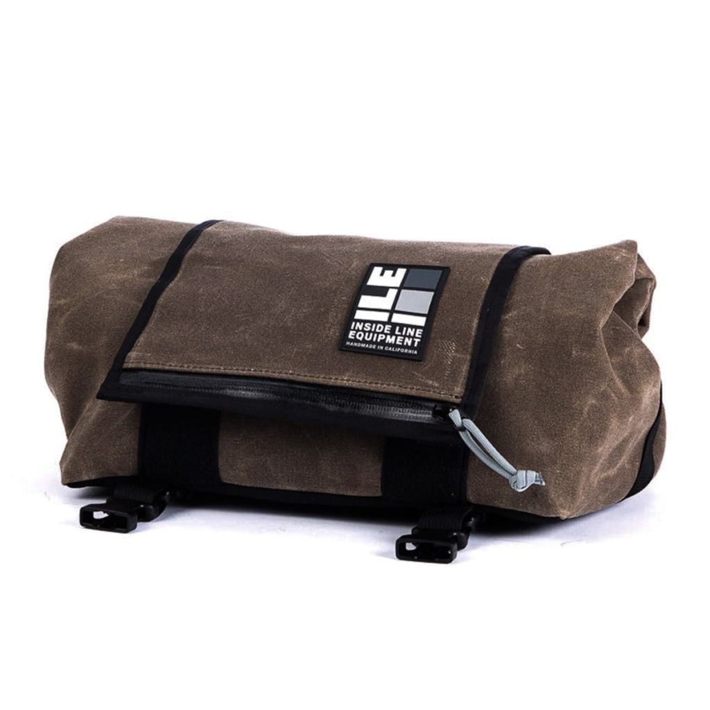 *ILE* porteur rack bag small (waxed/tan)