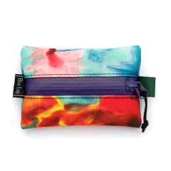 *BLUE LUG* tissue pouch  (tiedye/purple)