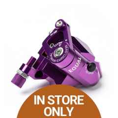 *EQUAL* flat mount disc brake (clear purple)