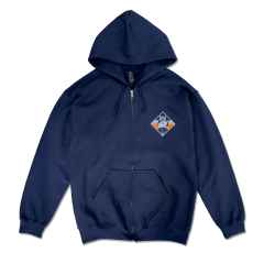 *BLACK MOUNTAIN CYCLES* frog zip hoodie (navy)