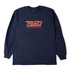 *BLUE LUG* japanese kana logo long sleeve t-shirt (navy)