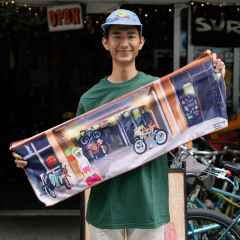 *BLUE LUG* dry towel (painting)