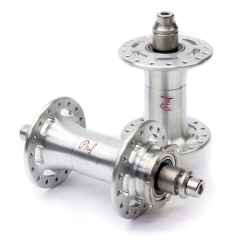 *PHILWOOD* mid flange SLR track hub set (dull silver)