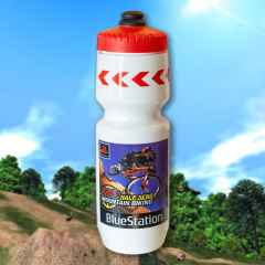 *BLUE LUG* half send MTB bottle (white)