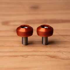 *BLUE LUG* bumpy crank cap set (mango)