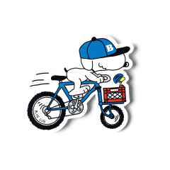 *BLUE LUG* Riding Ace sticker