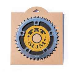 *BLUE LUG* fat slim chainring (silver)