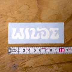 *WILDE* wilde decal (white)