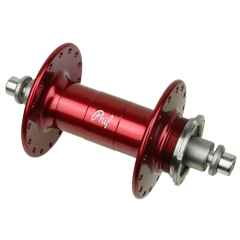 *PHILWOOD* high flange track hub rear (red/single cog)