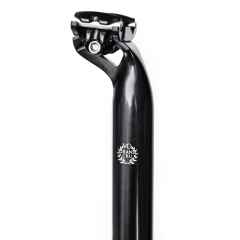 *VELO ORANGE* cru medium setback seatpost (black)