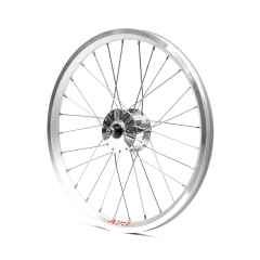 *VELOCITY×SON NABENDYNAMO* 16" dynamo wheel for brompton (silver)