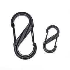 *NITE IZE* strong plastic S-biner (black)