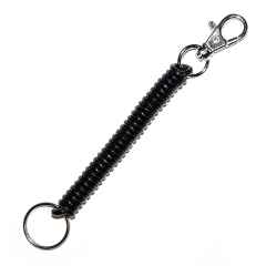 *SUPER COIL* clip on key coil (black)