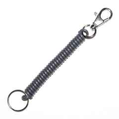 *SUPER COIL* clip on key coil (gray)