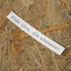 *STRIDSLAND* rsdw sticker (black)